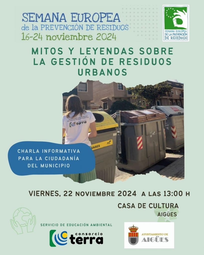 Charla Informativa. “Mitos y leyendas sobre la gestión de residuos urbanos”