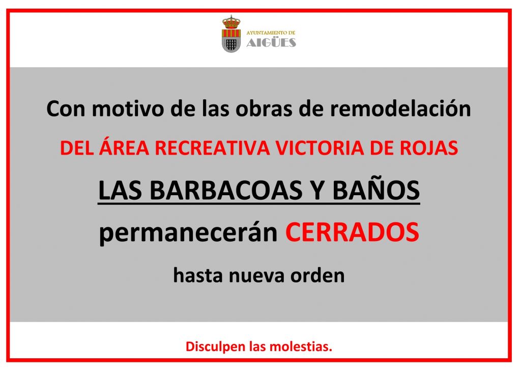 Área Recreativa Victoria de Rojas CERRADA